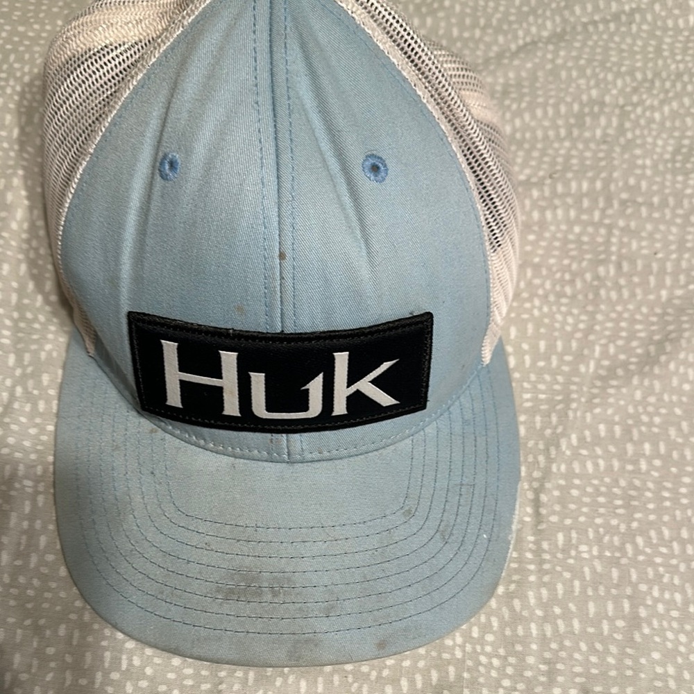 Huk Light Blue Trucker Hat